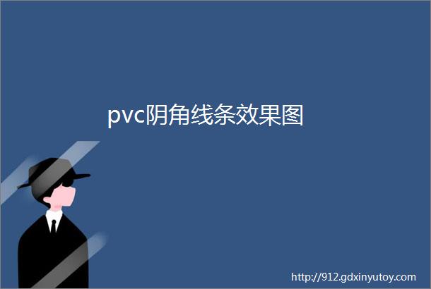 pvc阴角线条效果图