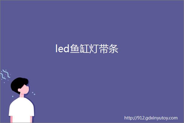 led鱼缸灯带条